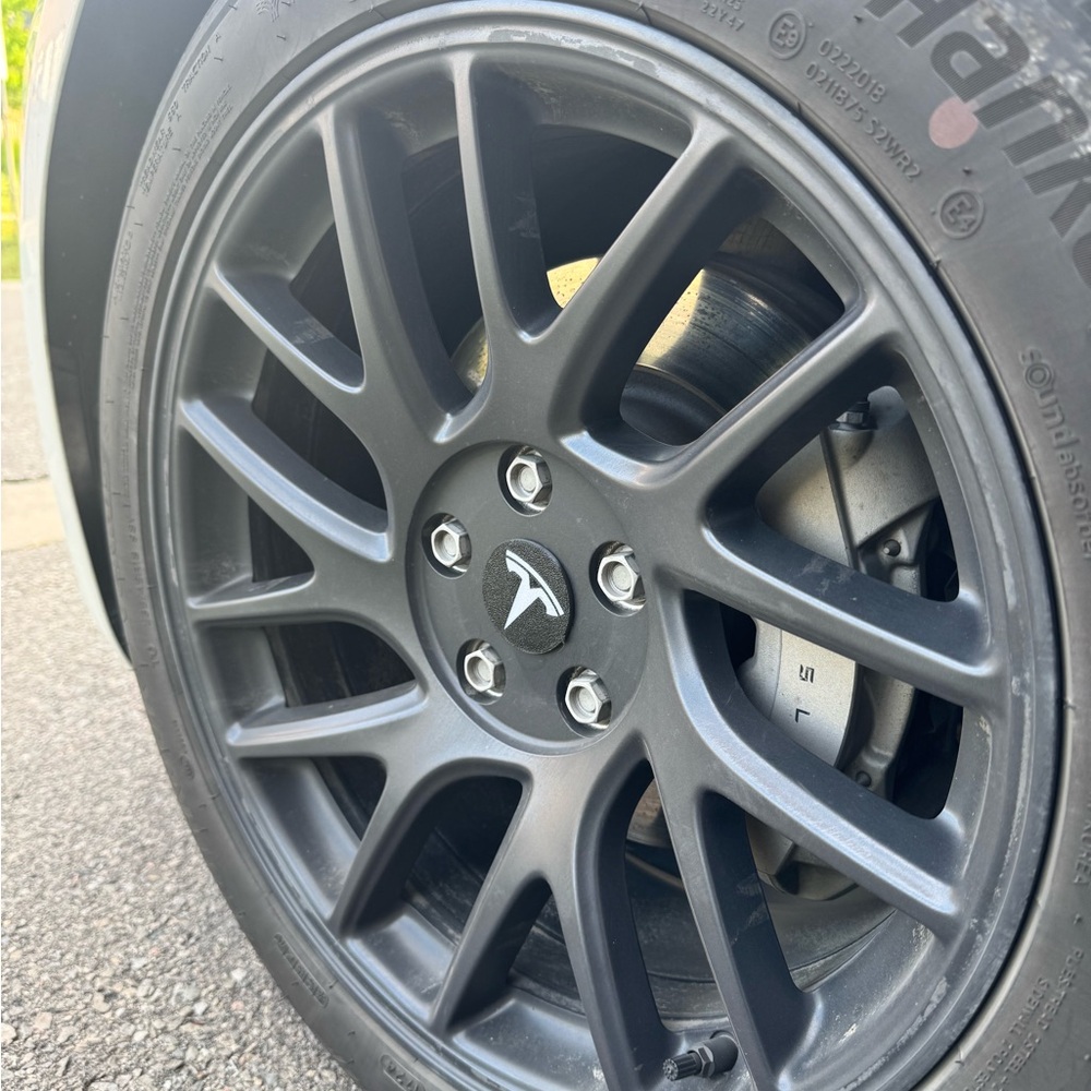 Tesla Rim Caps (Set of 4) - Picture 2 of 3